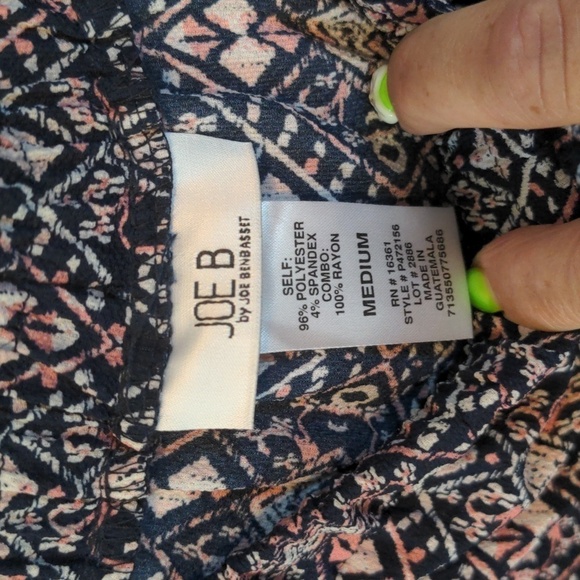 Joe B NWT Wide Leg High Waisted Palazzo Pant Boho Summer Style - Picture 9 of 12